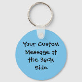 Palmboom Cartoon Sleutelhanger (Achterkant)