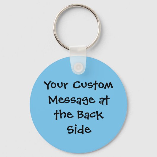 Palmboom Cartoon Sleutelhanger (Achterkant)