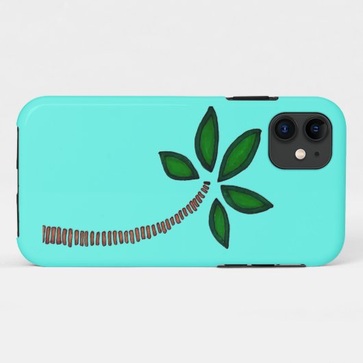 Palmboom Case-Mate iPhone Case (Achterkant (horizontaal))
