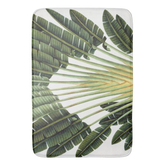 Palmboom  Chique Kunst Badmat (Voorkant Verticaal)