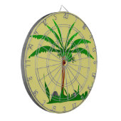 Palmboom Dartbord (Voorkant Links)