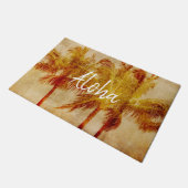 Palmboom  deurmat (Schuin)