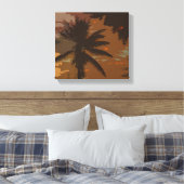 Palmboom dromen 1 canvas afdruk (Insitu (Slaapkamer))