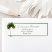 Palmboom Elegant Modern Chic Etiket (Insitu)