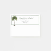 Palmboom Elegant Modern Chic Green Post-it® Notes (Voorkant)