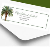 Palmboom Elegant Modern Chic Wedding Etiket