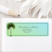 Palmboom Elegant Moderne Green Chic Etiket (Insitu)