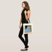 Palmboom en Caraïbisch Zee Tote Bag (Voorkant (model))
