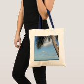 Palmboom en Caraïbisch Zee Tote Bag (Voorkant (product))