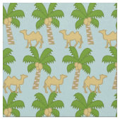 Palmboom en kameel stof (Close Up)