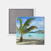 Palmboom en magneet van het overwaterresort (Voorkant / Achterkant)