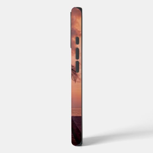 Palmboom en strandstralen Case-Mate iPhone case (Achterkant / Links)