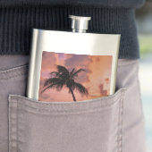 Palmboom en strandstralen flacon (Voorbeeld)