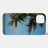 Palmboom en wit zandstrand Case-Mate iPhone case (Achterkant (horizontaal))