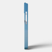 Palmboom en wit zandstrand Case-Mate iPhone case (Achterkant / Links)