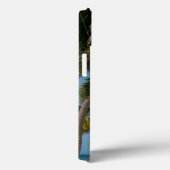 Palmboom en wit zandstrand Case-Mate iPhone case (Achterkant / Rechts)