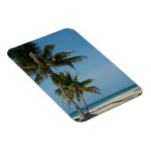 Palmboom en wit zandstrand magneet (Rechterzijde)