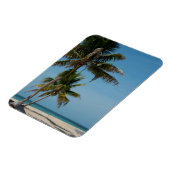 Palmboom en wit zandstrand magneet (Linkerzijde)