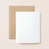 Palmboom Folie Kaarten (Met envelop)