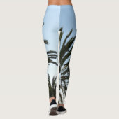 Palmboom foto legging (Achterkant)