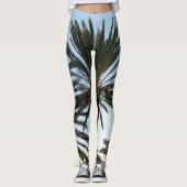 Palmboom foto legging (Voorkant)