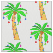 Palmboom gedecorbeerd voor Kerstmis Stof (Close Up)