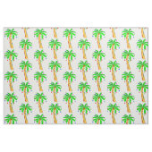 Palmboom gedecorbeerd voor Kerstmis Stof (Fat Quarter)