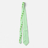 Palmboom gedecorbeerd voor Kerstmis Stropdas (Achterkant)