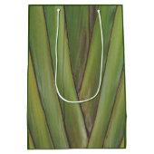 Palmboom geschenkzak medium cadeauzakje (Achterkant)