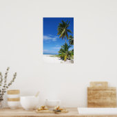 Palmboom, Grand Cayman, Canvasafdruk Poster (Keuken)