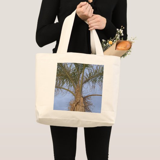 Palmboom  grote tote bag (Voorkant (product))