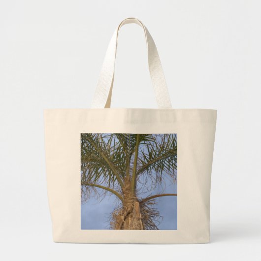 Palmboom  grote tote bag (Voorkant)