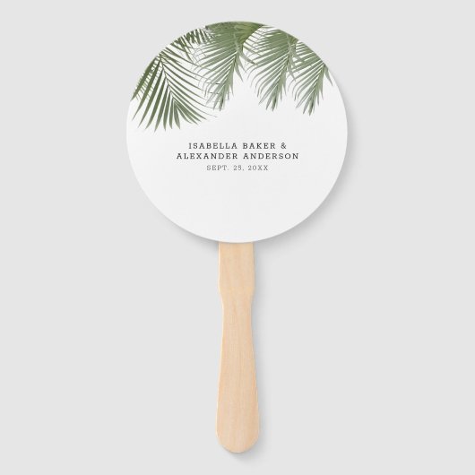 Palmboom Handwaaier (Voorkant)