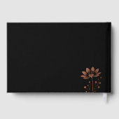 Palmboom Harten Bruiloft Gastenboek (Achterkant)