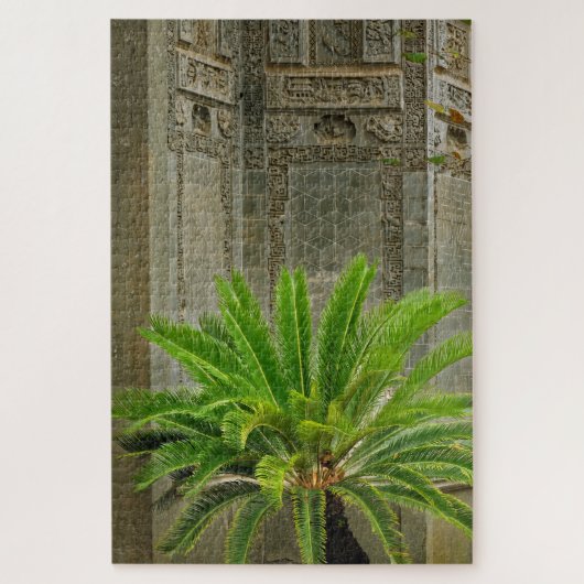 Palmboom | Hongcun, China Legpuzzel (Verticaal)