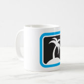 Palmboom Icoon Koffiemok (Voorkant links)