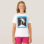 Palmboom Icoon T-shirt (Voorkant volledig)