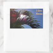 Palmboom Ik hou van Florida Stickers (Tas)