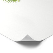  palmboom, illustratie poster (Hoek)