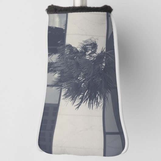 Palmboom in de stad golfheadcover (Draai 90)