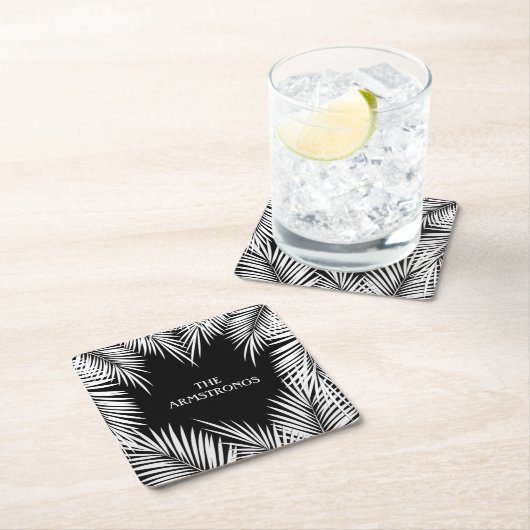 Palmboom Kartonnen Onderzetters (Insitu)