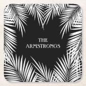 Palmboom Kartonnen Onderzetters (Voorkant)