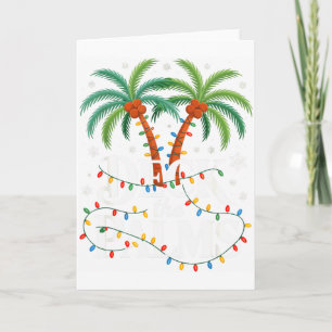 Palmboom Kerst Tropisch Hawaï Palmboom Kaart