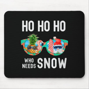 Palmboom Kerstman Surfen Zomer Vakantie Ho Ho Ho C Muismat