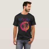 Palmboom Kleurrijke Punta Cana Paradise Dominican  T-shirt (Voorkant volledig)