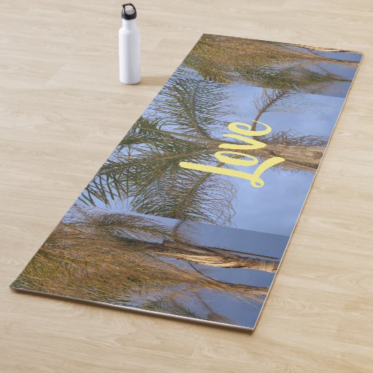Palmboom Liefde Yogamat (In situ)