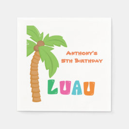 Palmboom Luau Cocktail servet