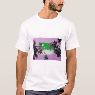 Palmboom Luchtfoto - Tropisch Paradijs T-shirt