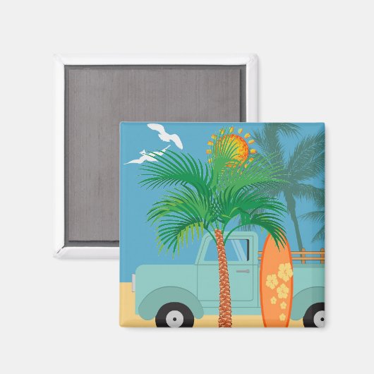 Palmboom Magnet (Voorkant / Achterkant)