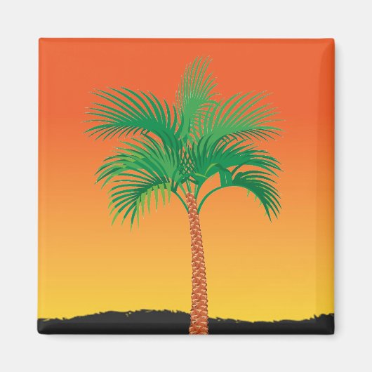 Palmboom Magnet (Voorkant)